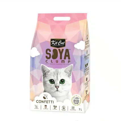 Kit Cat S.Clump S.bean Litter-Confett 7L