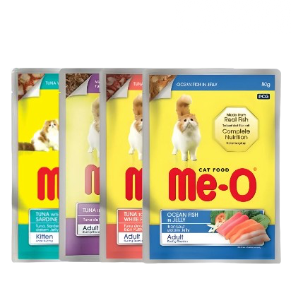 Me-O Cat Wet Food Pouches 80g